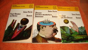 3 x Bücher von Jules Verne im Set